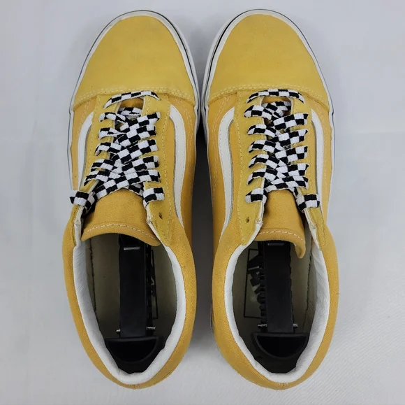 Vans Off The Wall Low Top Comfort Shoes Mens 6.5 Womens 8 Yellow Sneakers 751505 - Picture 2 of 12